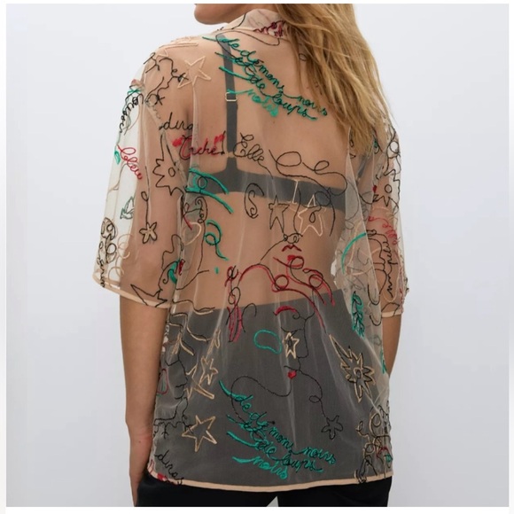 Aritzia Babaton Consolas Button-up Shirt size S - Picture 2 of 9